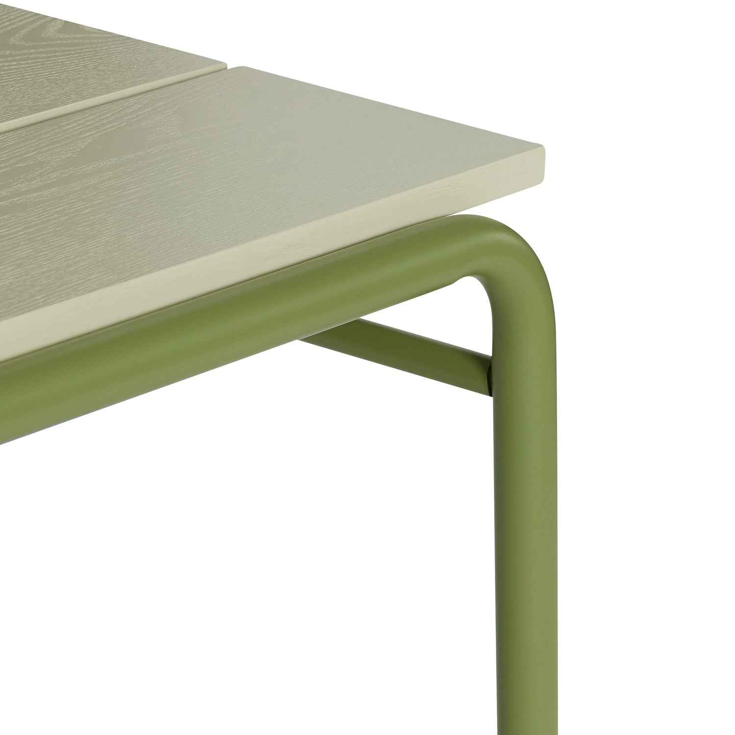 Hübsch Koi Bench, Green/Grey