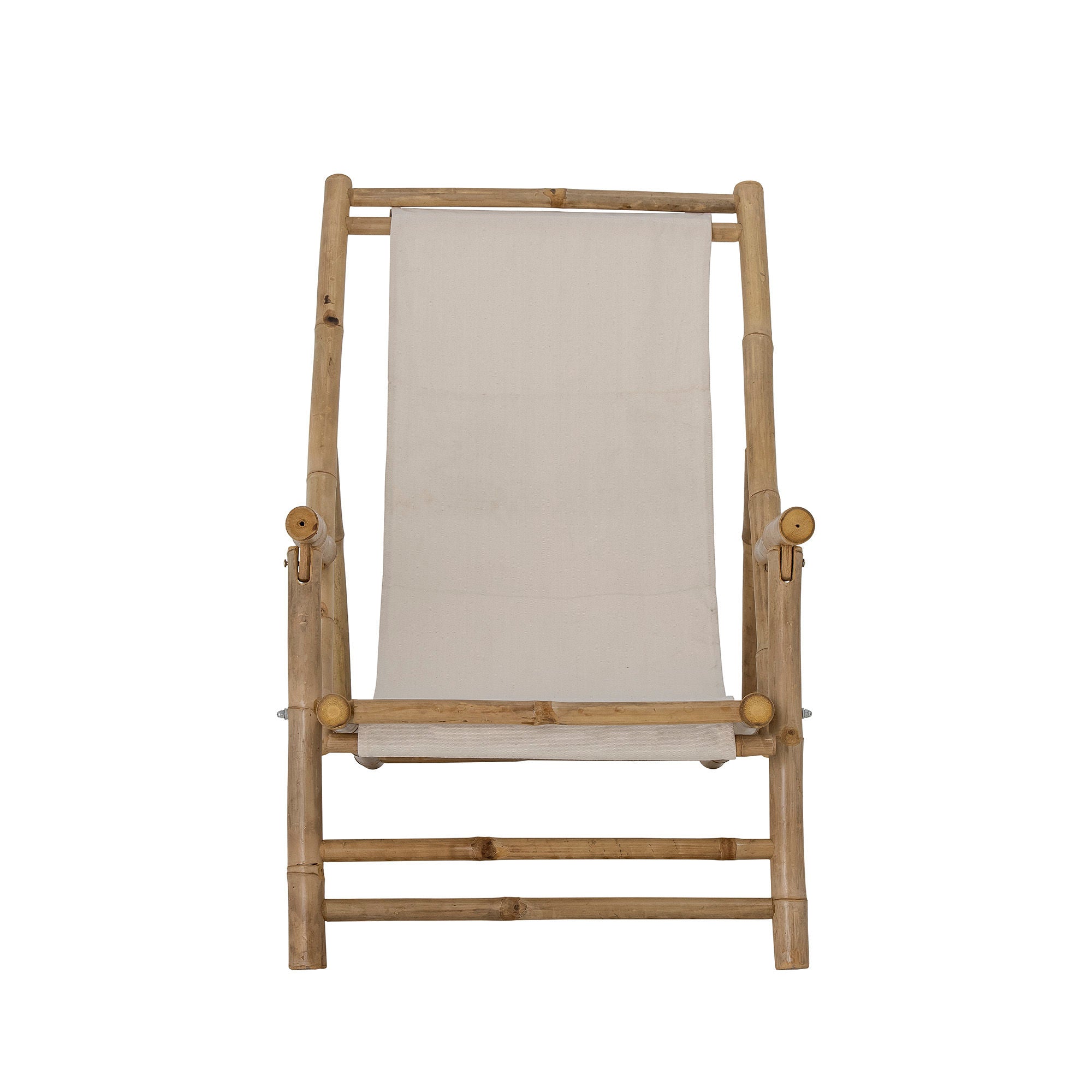 Bloomingville Korfu Deck Chair, Nature, Bamboo