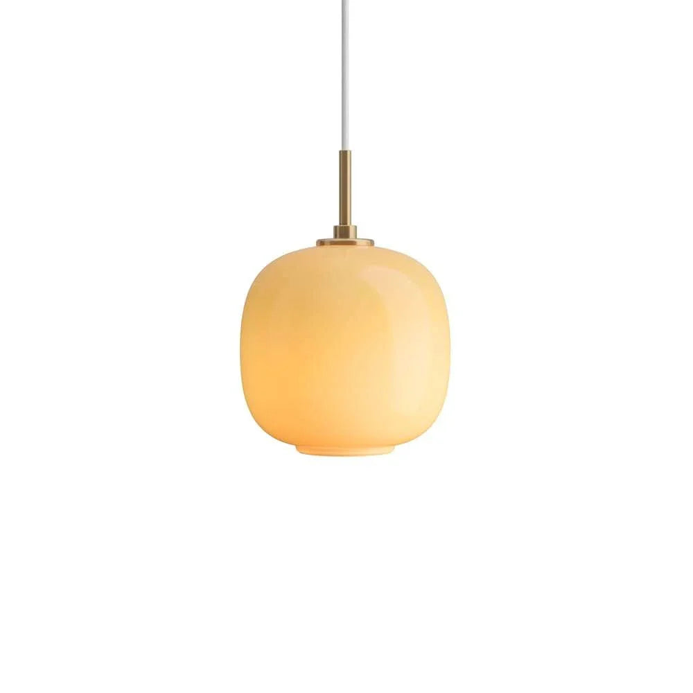 Louis Poulsen Vl45 Radiohus Pendant ø175, Glossy Amber