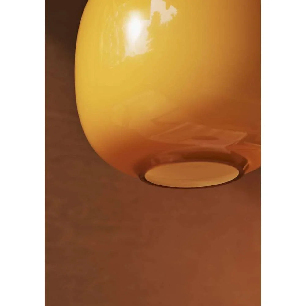 Louis Poulsen Vl45 Radiohus Pendant ø175, Glossy Amber