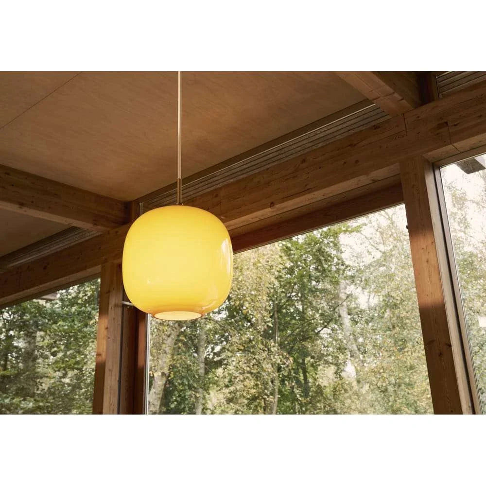 Louis Poulsen Vl45 Radiohus Pendant ø250, Glossy Amber