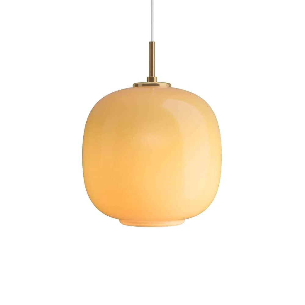 Louis Poulsen Vl45 Radiohus Pendant ø250, Glossy Amber