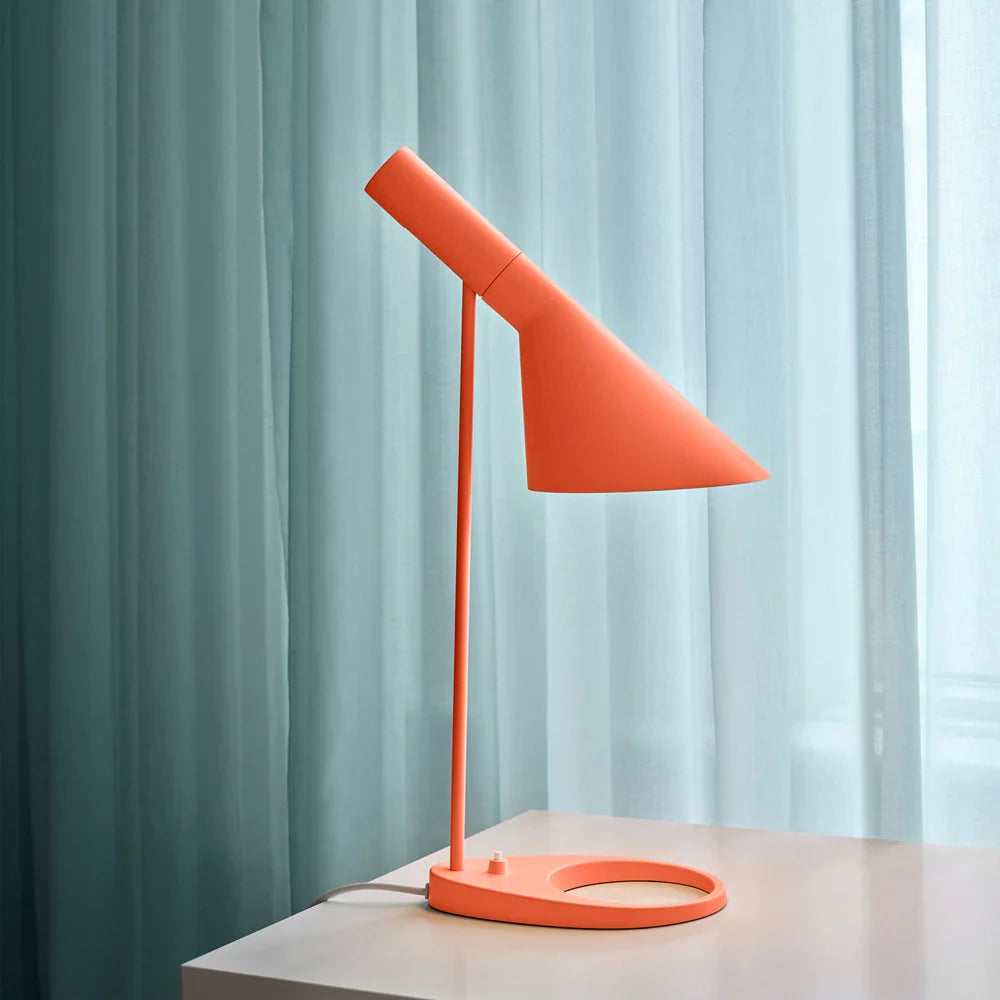 Louis Poulsen AJ Mini Table Lamp, Electric Orange