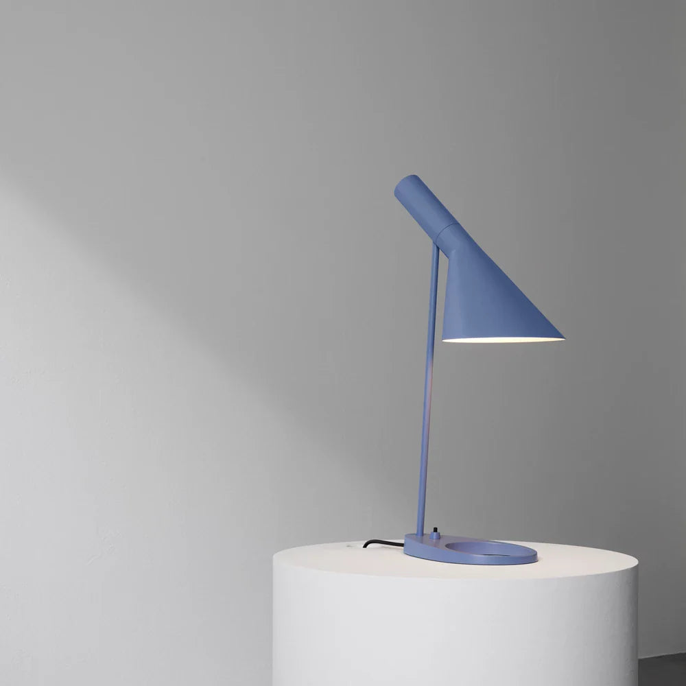 Louis Poulsen Aj Table Lamp, Dusty Blue