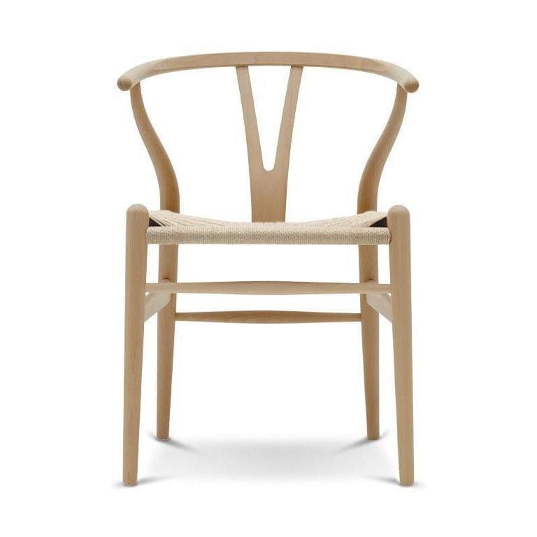 Carl Hansen CH24 Y-Stol Bøg Olie, Natur Flet