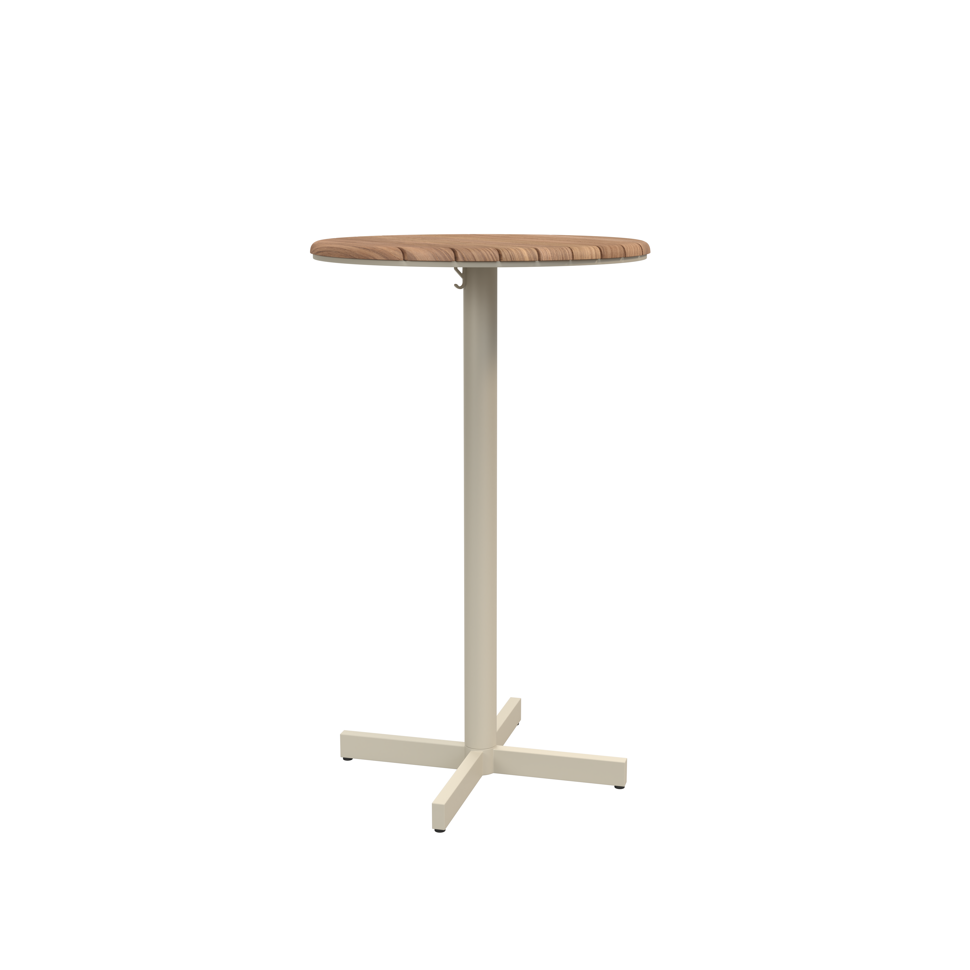 Fritz Hansen Pelagus Udendørs Højbord 105 cm, Lys Elfenben 