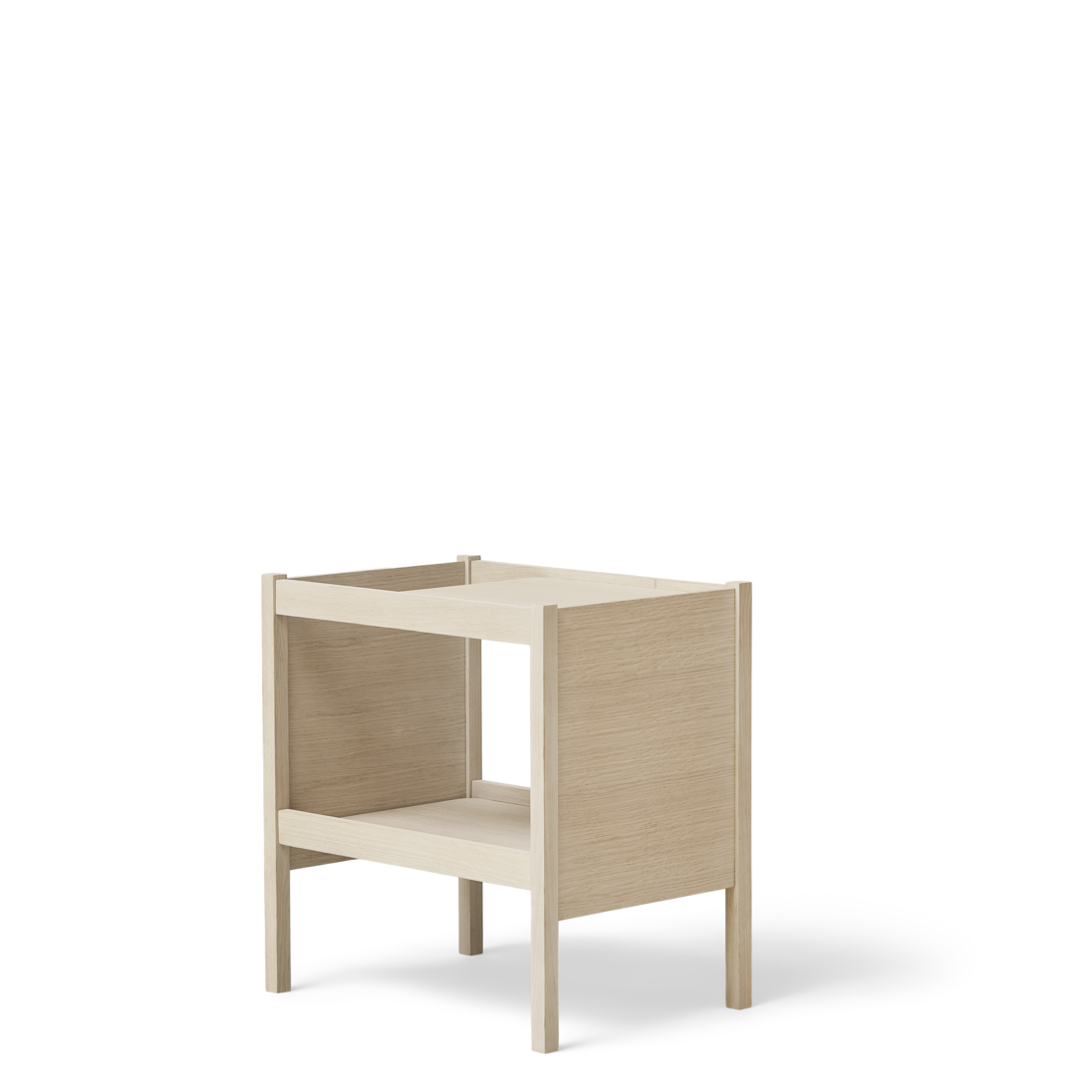 Form & forfine Journal Side Table, White Oak