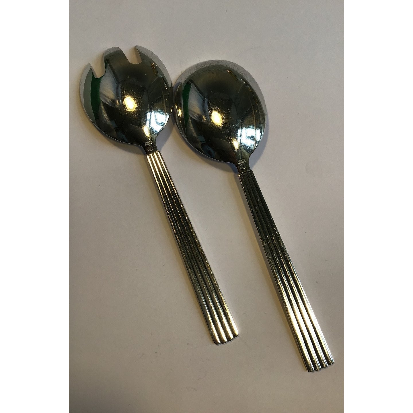 Georg Jensen Bernadotte Serving Set Ss 2 Pcs