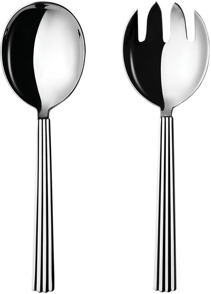 Georg Jensen Bernadotte Serving Set Ss 2 Pcs