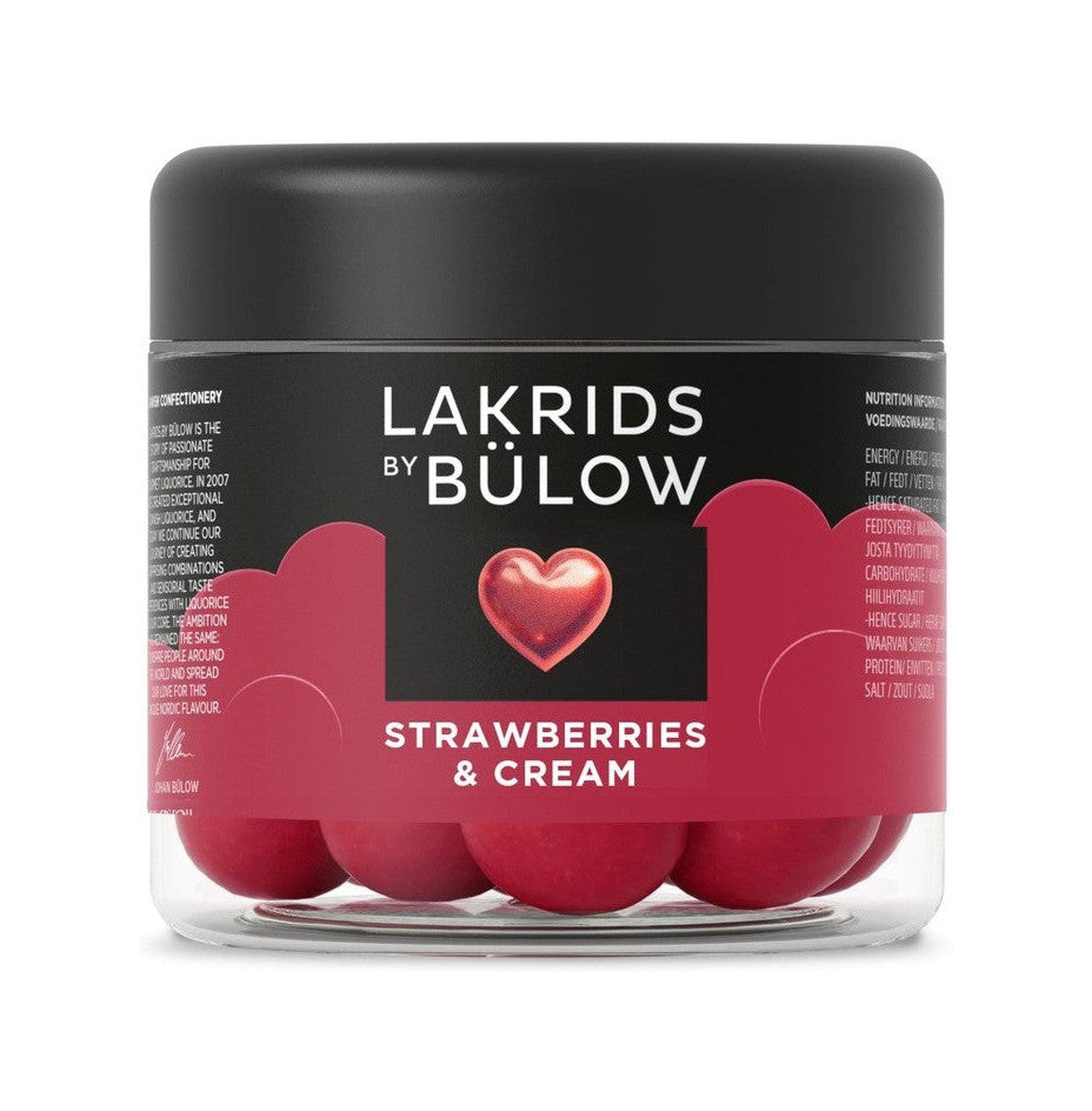 Lakrids af Bülow Love Strawberry & Cream, 125G