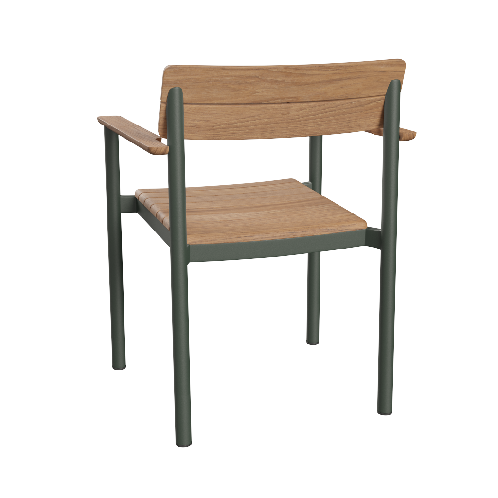 Fritz Hansen Pelagus Outdoor Armchair, Hunter Green