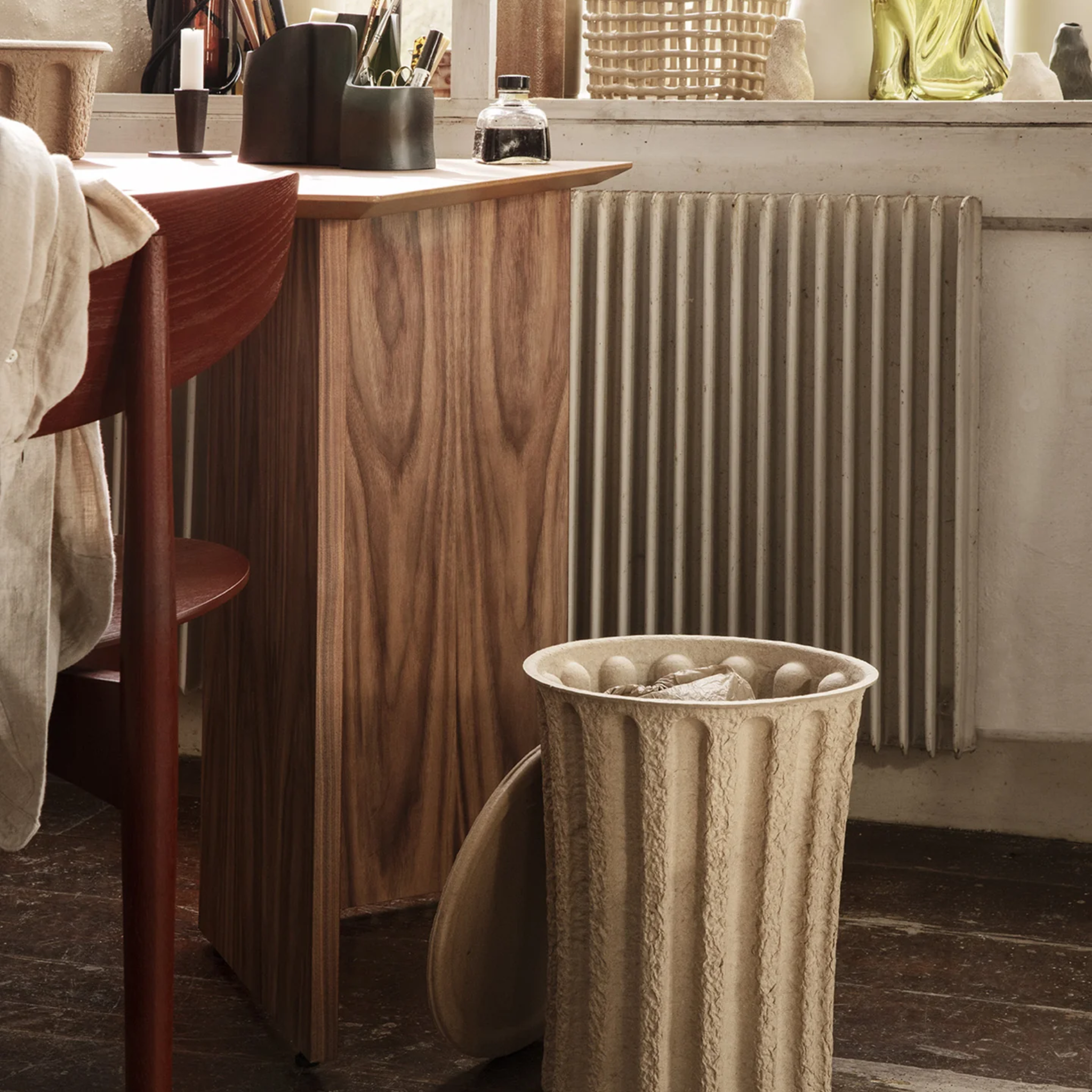 Ferm Living Paper Pulp Recycle Bin