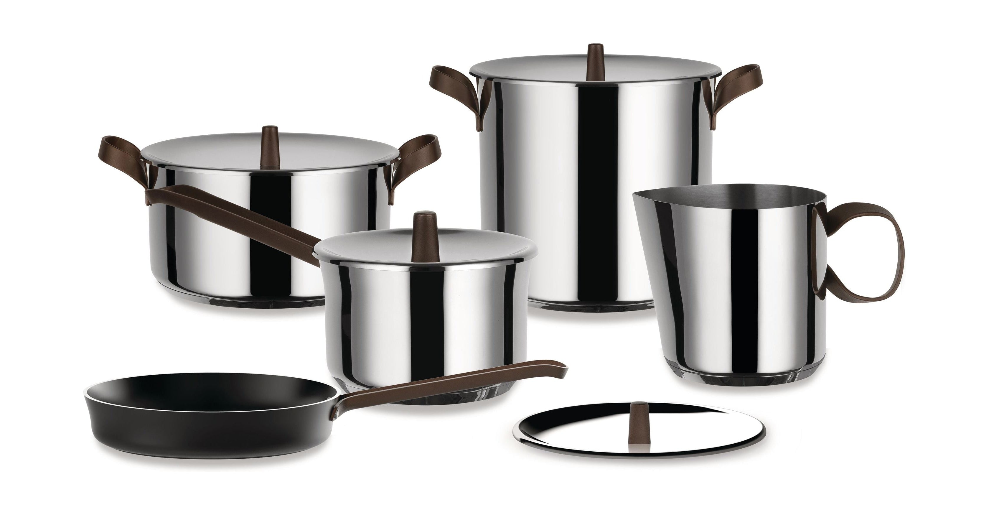 [product_category]-Alessi Edo 7 Piece Pan Set-Alessi-8003299430475-PU100S7-ALE-1