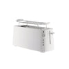 Alessi Plissé Long Double Toaster, White