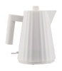 Alessi Plissé Water Kettle 1 Liter, White