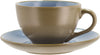 Bitz Cup With Saucer, Wood/Ocean