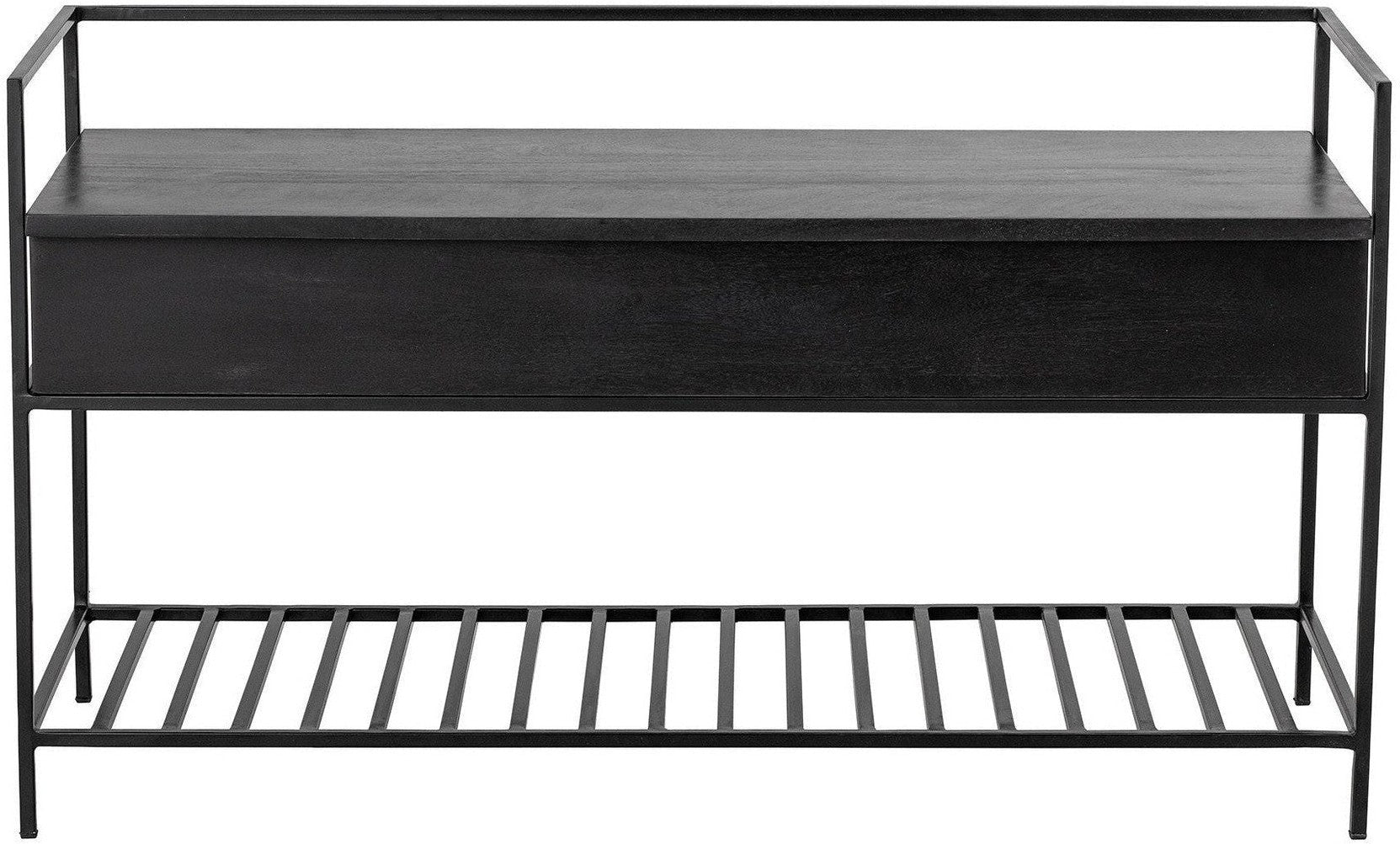 [product_category]-Bloomingville Abelone Bench, Black, Mango-Bloomingville-5711173256983-82049475-BLO-1