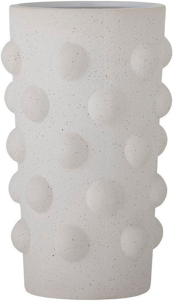 [product_category]-Bloomingville Artan Vase, White, Stoneware-Bloomingville-5711173297474-82057517-BLO-1