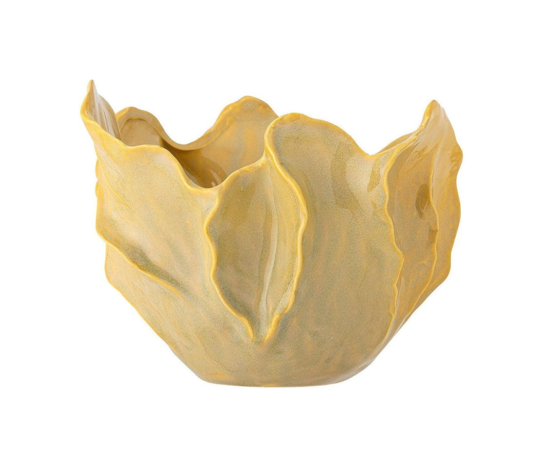 [product_category]-Bloomingville Bastien Bowl, Yellow, Stoneware-Bloomingville-5711173331628-82061354-BLO-1