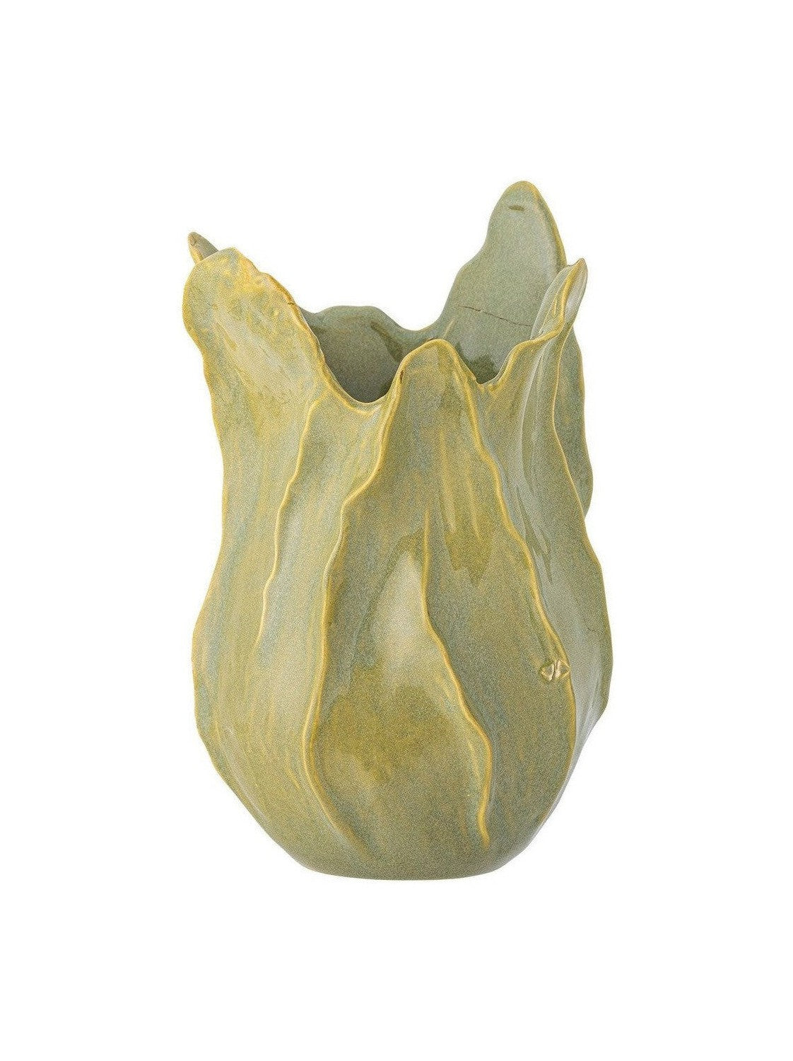 [product_category]-Bloomingville Bastien Vase, Green, Stoneware-Bloomingville-5711173331550-82061347-BLO-1