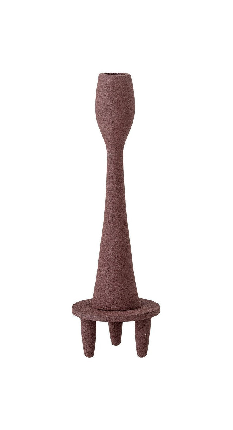 Bloomingville Davi Candle Holder, Brown, Aluminium