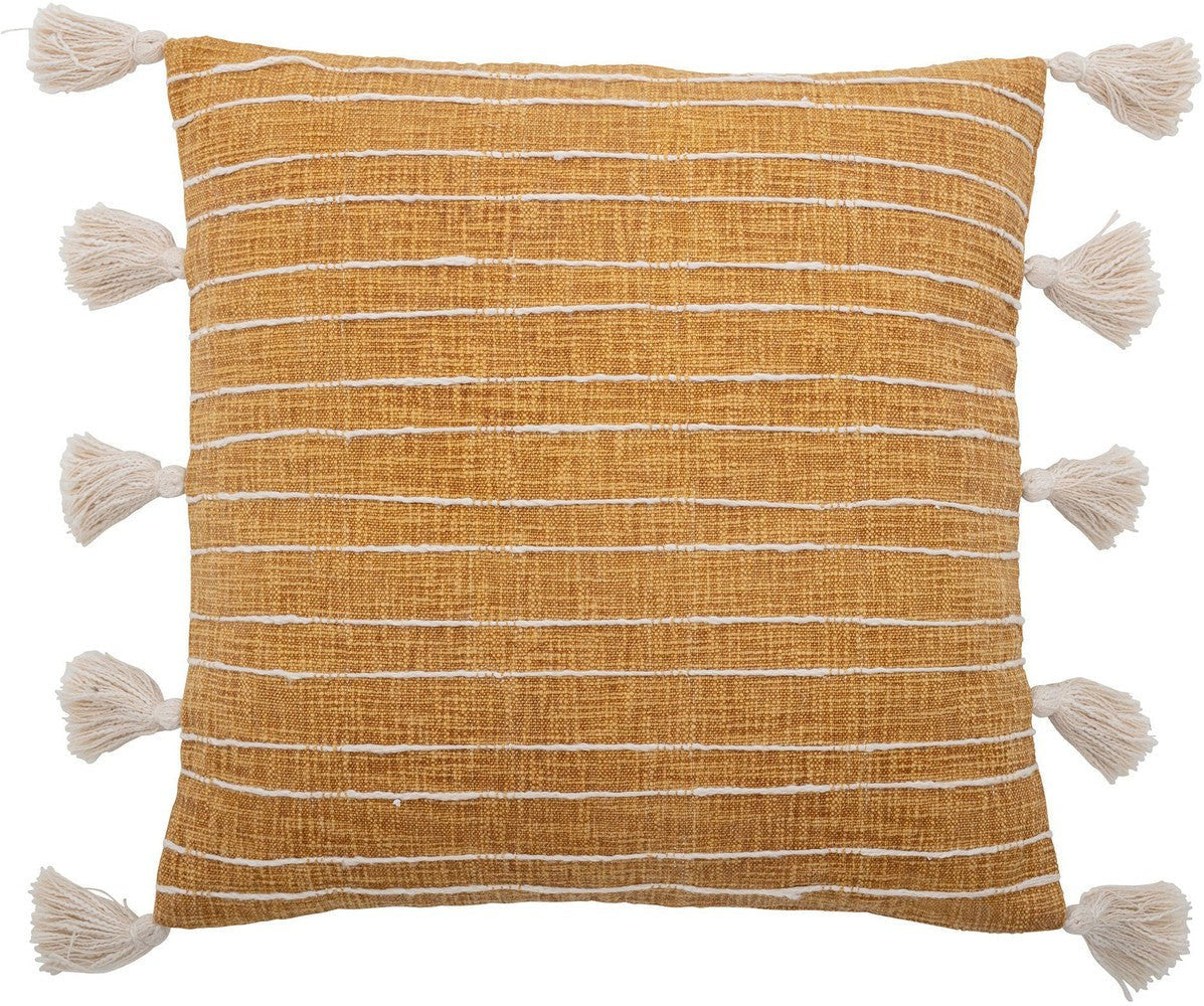 [product_category]-Bloomingville Emely Cushion, Yellow, Cotton-Bloomingville-5711173264438-82051013-BLO-1