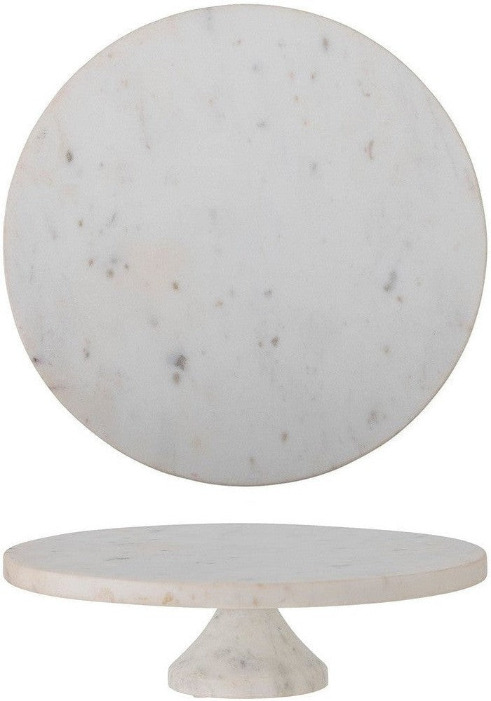 [product_category]-Bloomingville Fenya Cake Tray, White, Marble-Bloomingville-5711173323999-82068088-BLO-1