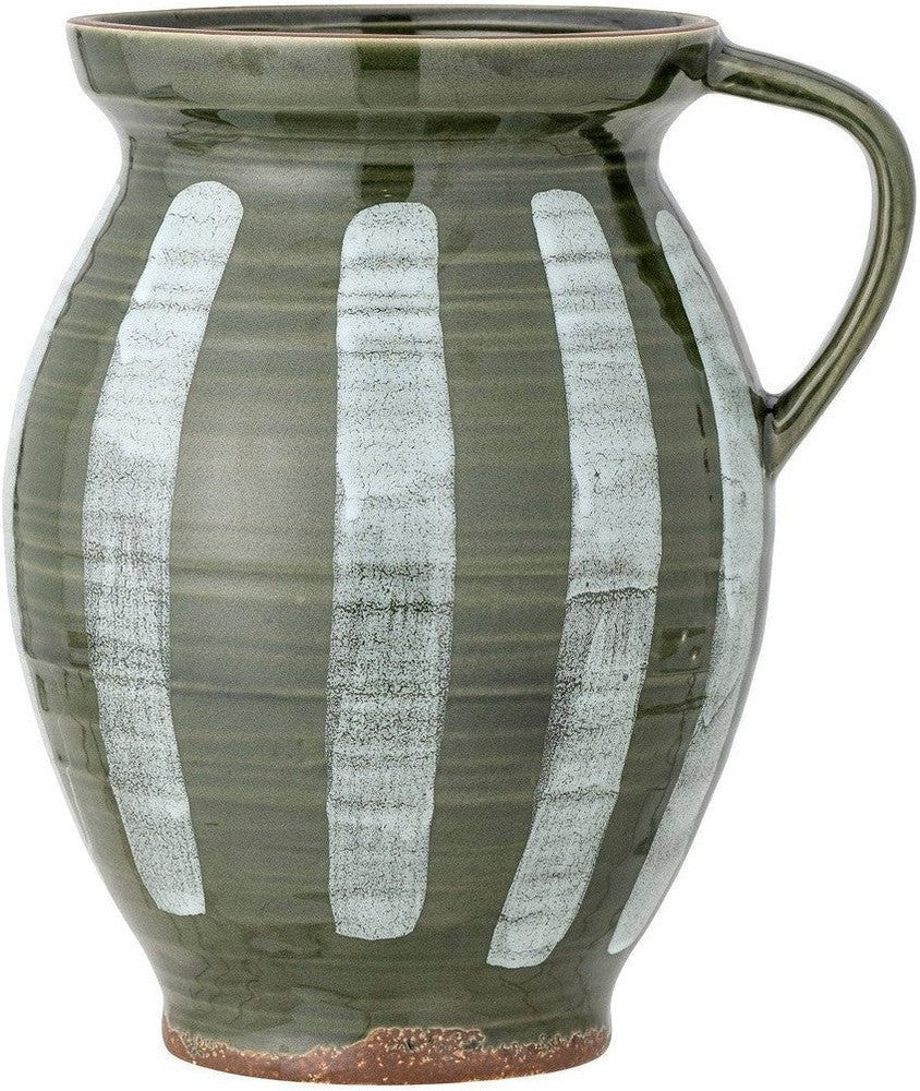 [product_category]-Bloomingville Frigg Vase, Green, Stoneware-Bloomingville-5711173303021-82057578-BLO-1