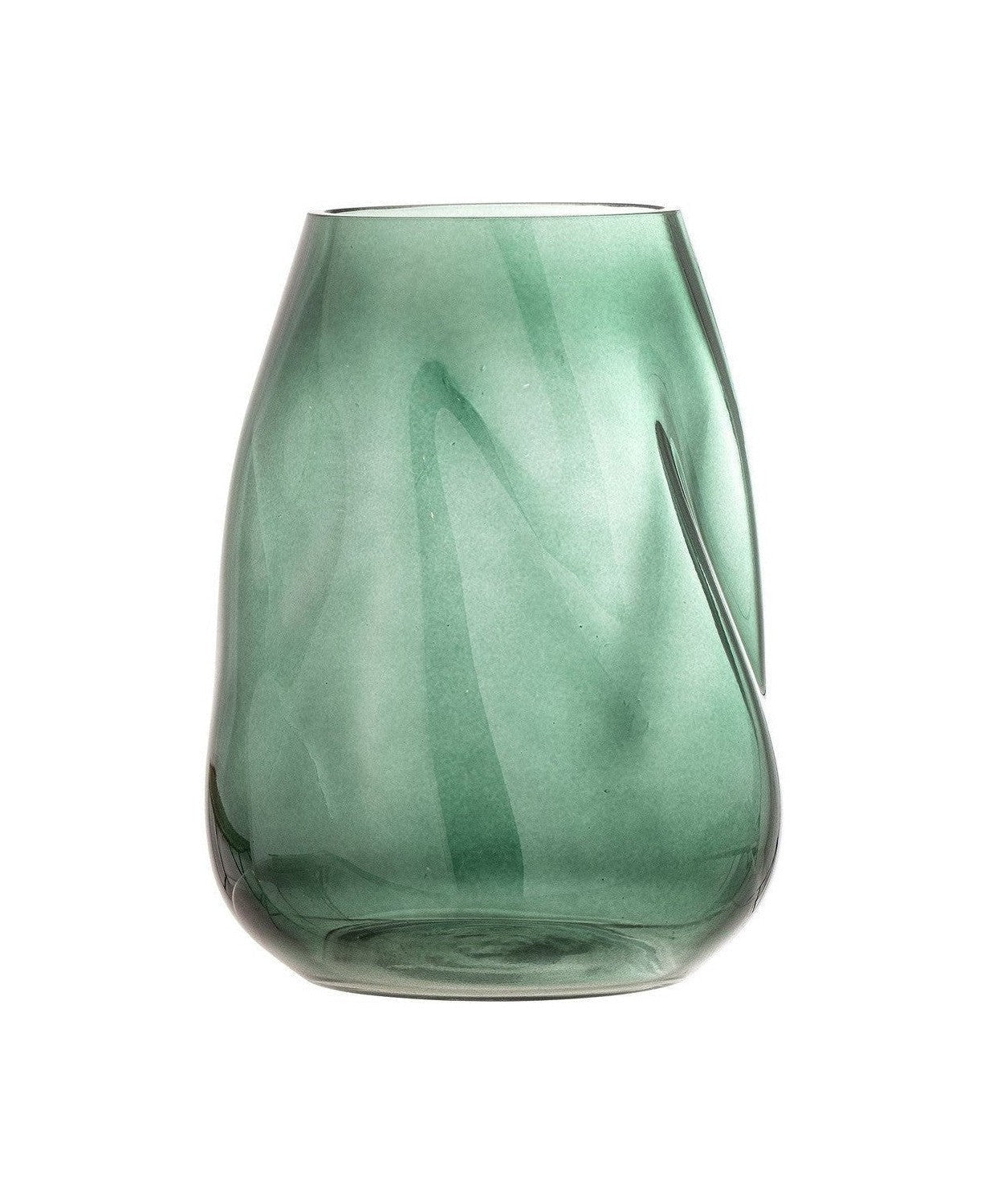 [product_category]-Bloomingville Ingolf Vase, Green, Glass-Bloomingville-5711173325399-82060938-BLO-1