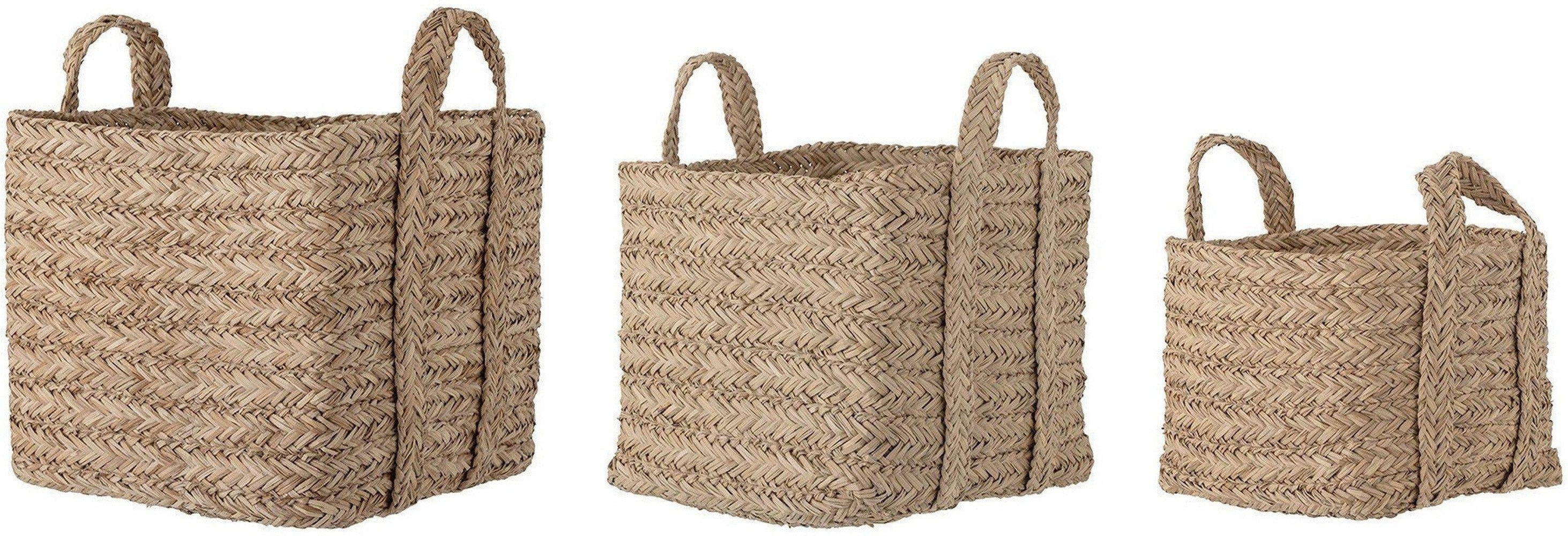 [product_category]-Bloomingville Kayes Basket, Nature, Seagrass-Bloomingville-5711173293711-82056666-BLO-1