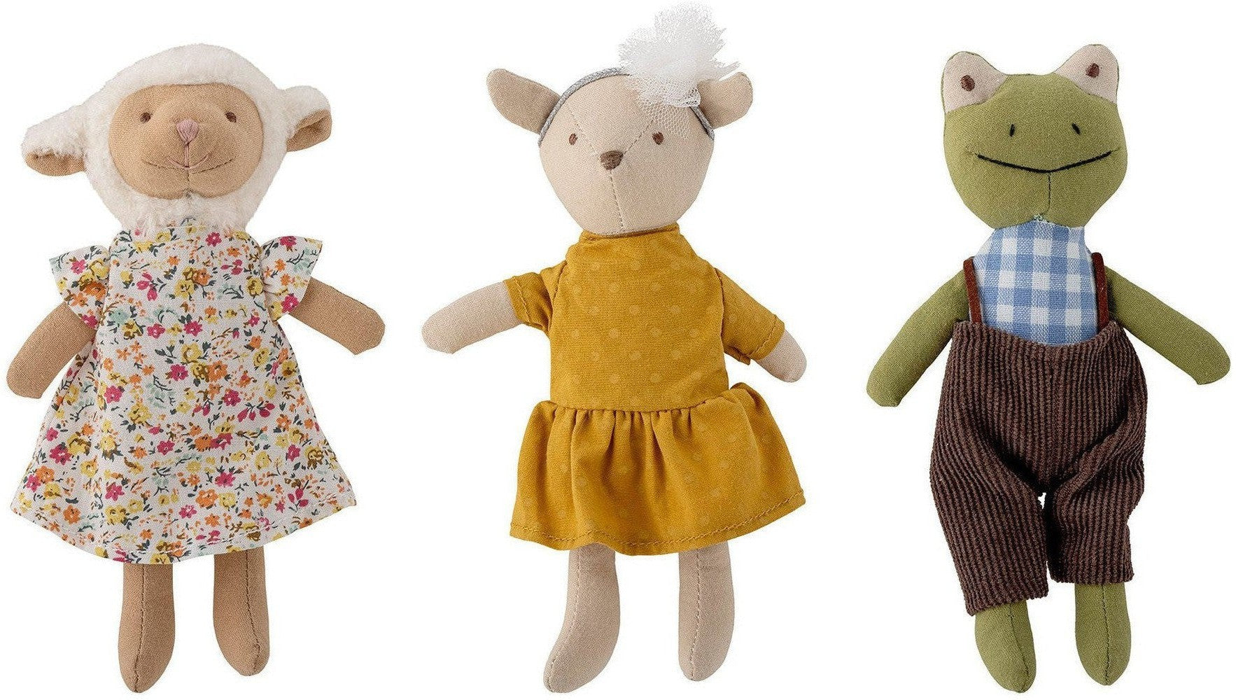 [product_category]-Bloomingville MINI Animal friends Doll, Yellow, Cotton-Bloomingville MINI-5711173302161-82058249-BLO-1