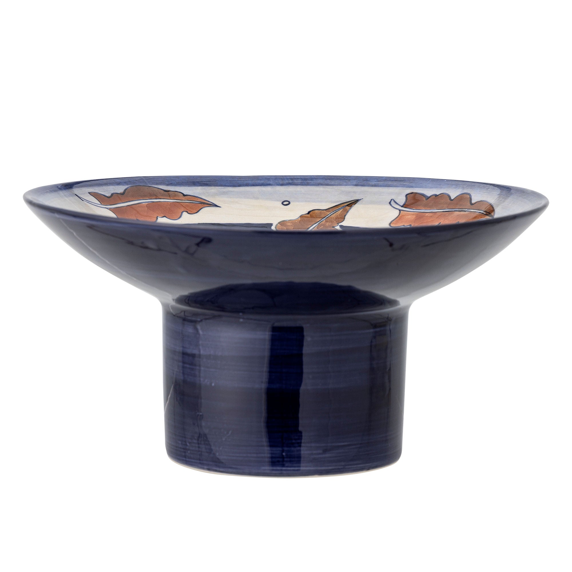 [product_category]-Bloomingville Myrna Pedestal Bowl, Black, Stoneware-Bloomingville-5711173332670-82062528-BLO-3