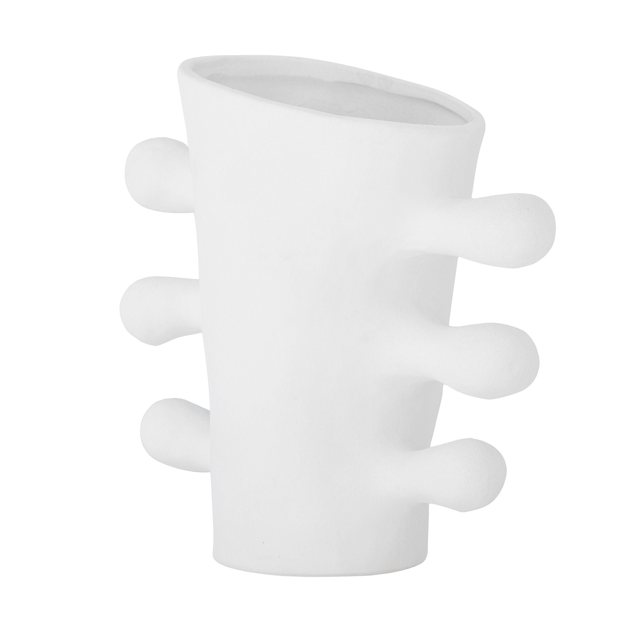 [product_category]-Bloomingville Pernilla Vase, White, Stoneware-Bloomingville-5711173317974-82060494-BLO-2