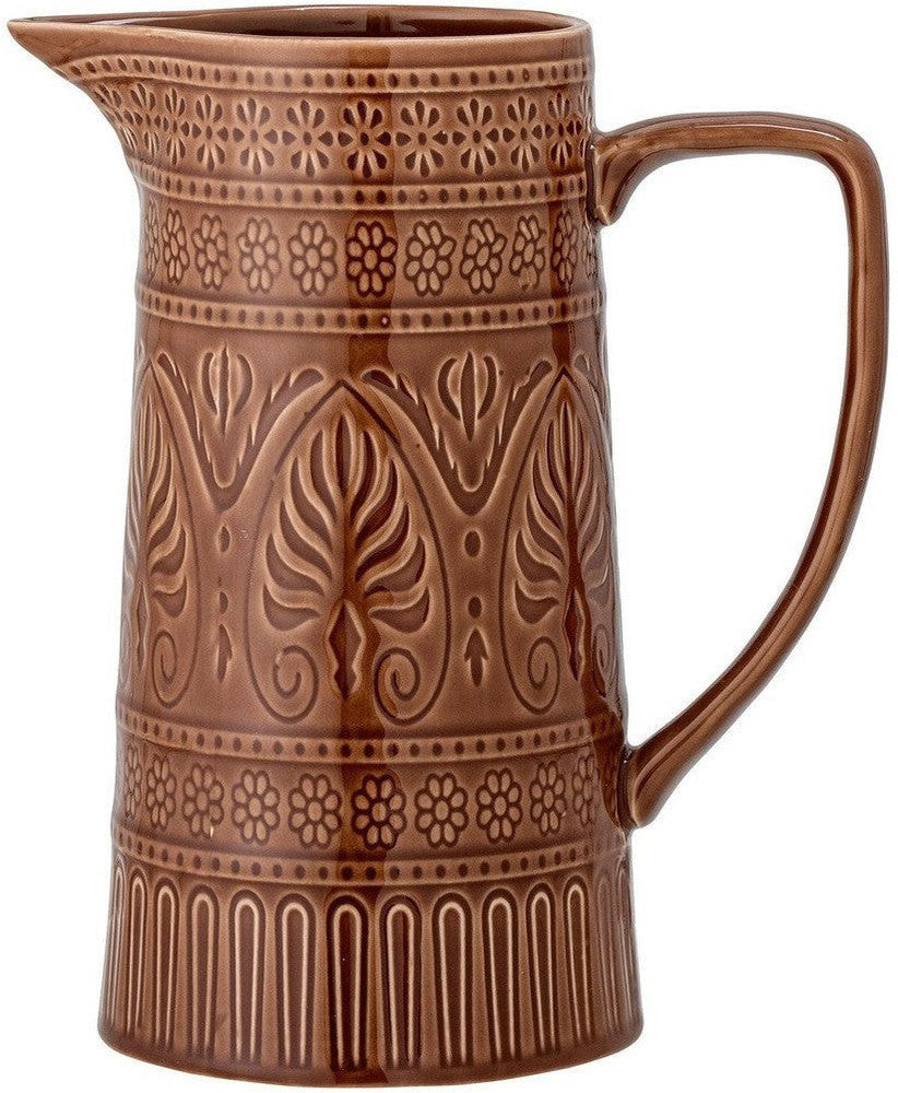 [product_category]-Bloomingville Rani Jug, Brown, Stoneware-Bloomingville-5711173295203-82057461-BLO-1