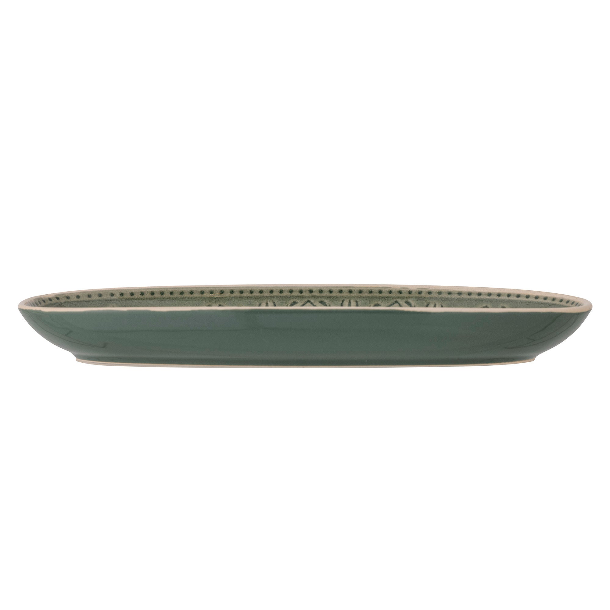 [product_category]-Bloomingville Rani Serving Plate, Green, Stoneware-Bloomingville-5711173295210-82057462-BLO-3