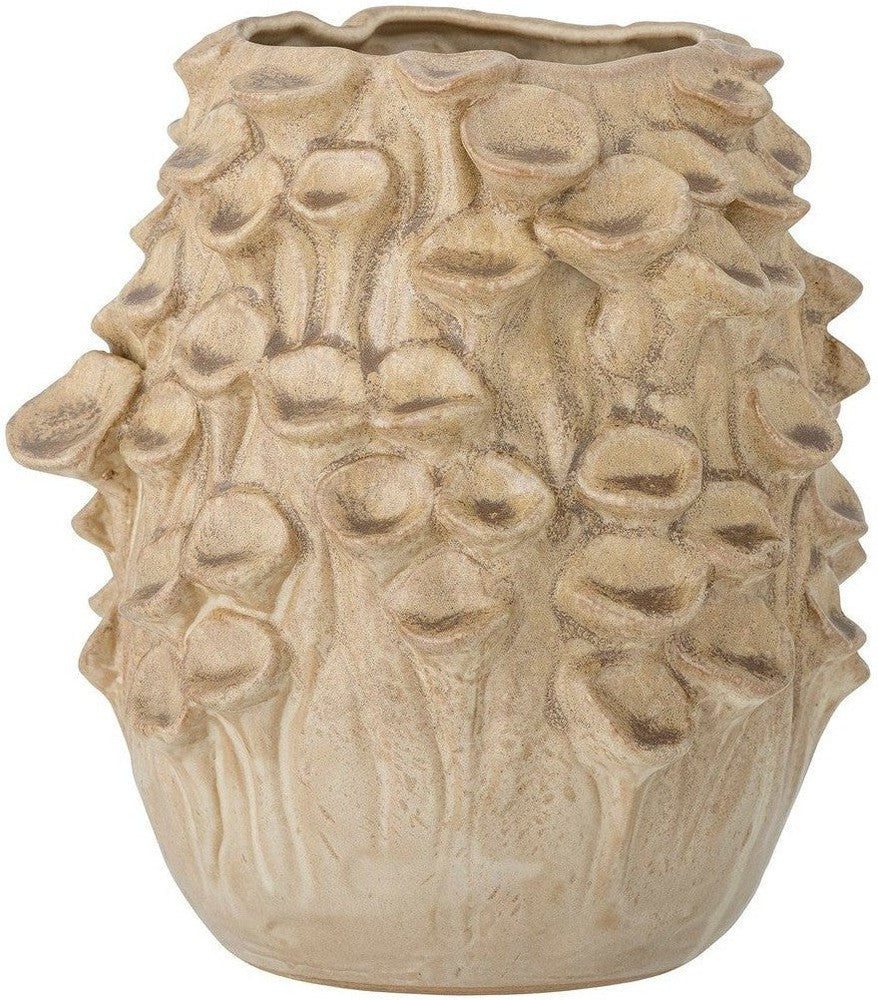 [product_category]-Bloomingville Rigo Vase, Nature, Stoneware-Bloomingville-5711173303540-82058243-BLO-1