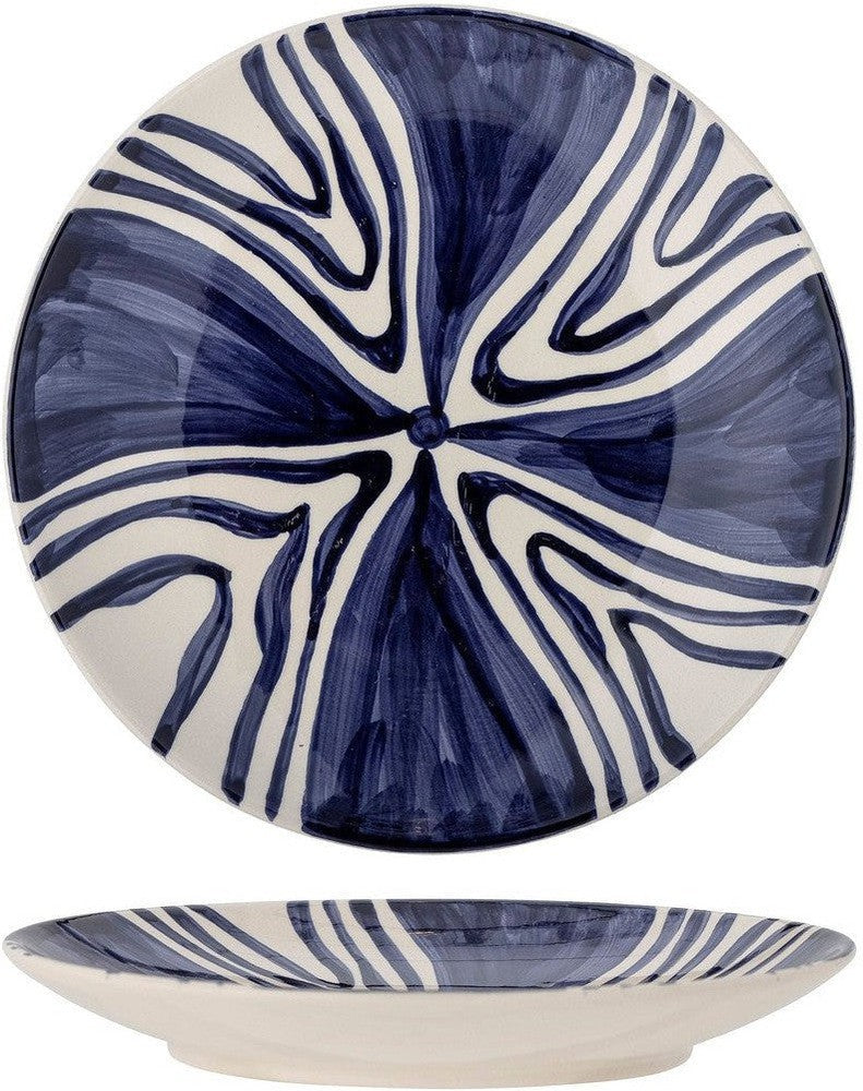 [product_category]-Bloomingville Shama Plate, Blue, Stoneware-Bloomingville-5711173316335-82060435-BLO-1