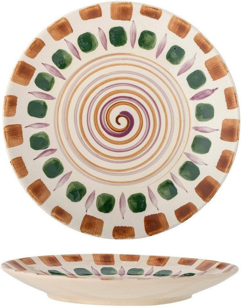 [product_category]-Bloomingville Shama Plate, Green, Stoneware-Bloomingville-5711173316328-82060434-BLO-1