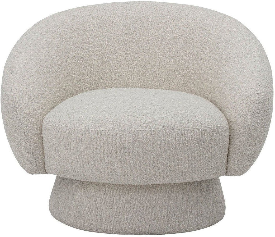 [product_category]-Bloomingville Ted Lounge Chair, White, Polyester-Bloomingville-5711173251704-82048653-BLO-1