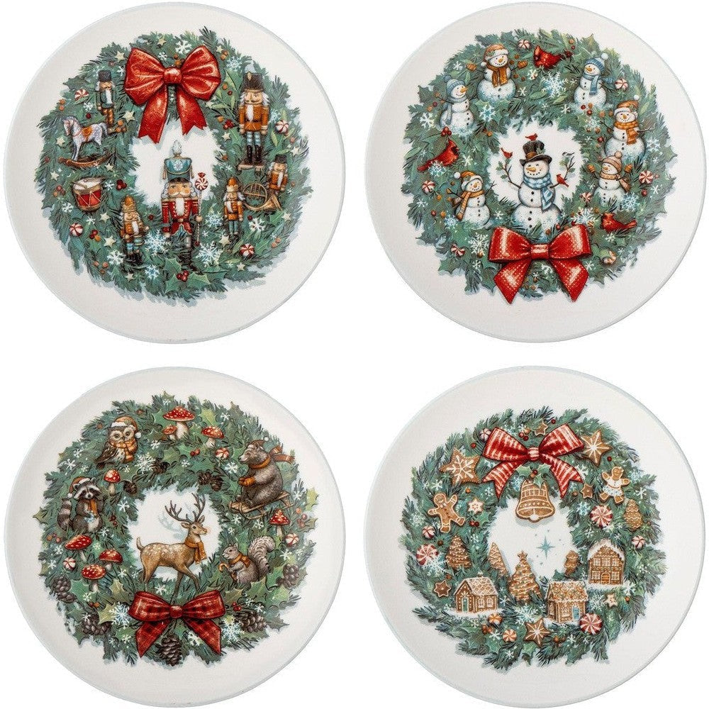 [product_category]-Bloomingville Valentin Plate, Green, Stoneware-Bloomingville-5711173310760-82060003-BLO-1