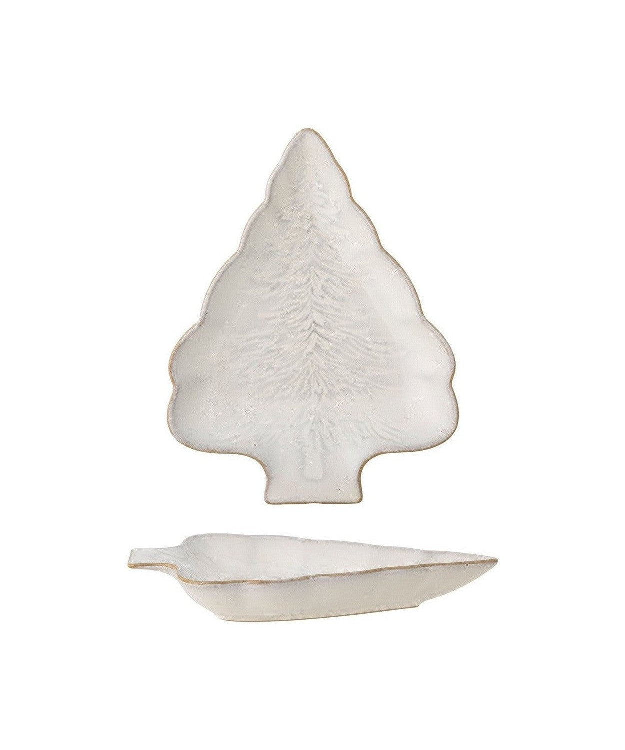 [product_category]-Bloomingville Winter Serving Plate, Nature, Stoneware-Bloomingville-5711173326853-82061075-BLO-1