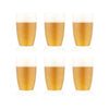 Bodum Oktett Beer Glasses 6 Pcs., Cream