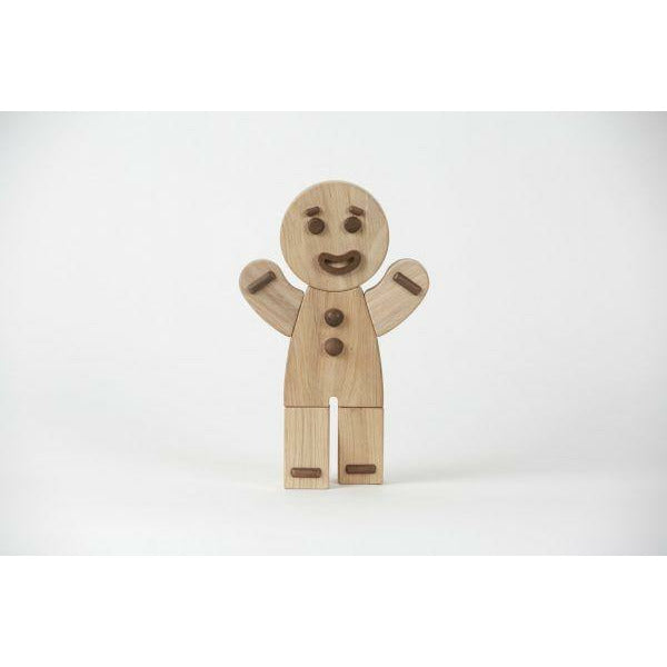 [product_category]-Boyhood Gingerbread Man Wooden Figure, Oak, Small-Boyhood-5744000800387-400038-BOY-4