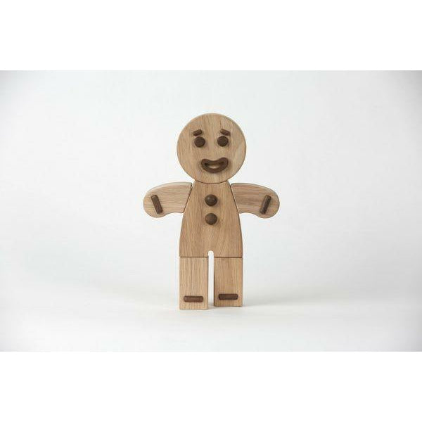 [product_category]-Boyhood Gingerbread Man Wooden Figure, Oak, Small-Boyhood-5744000800387-400038-BOY-5