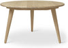 Carl Hansen Ch008 Coffee Table ø78 Cm, Soaped Oak