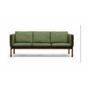 Carl Hansen CH163 3-Personers Sofa Eg Røget Olie, Canvas 974