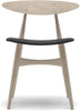 Carl Hansen Ch33 P Chair, Soaped Oak/Black Leather