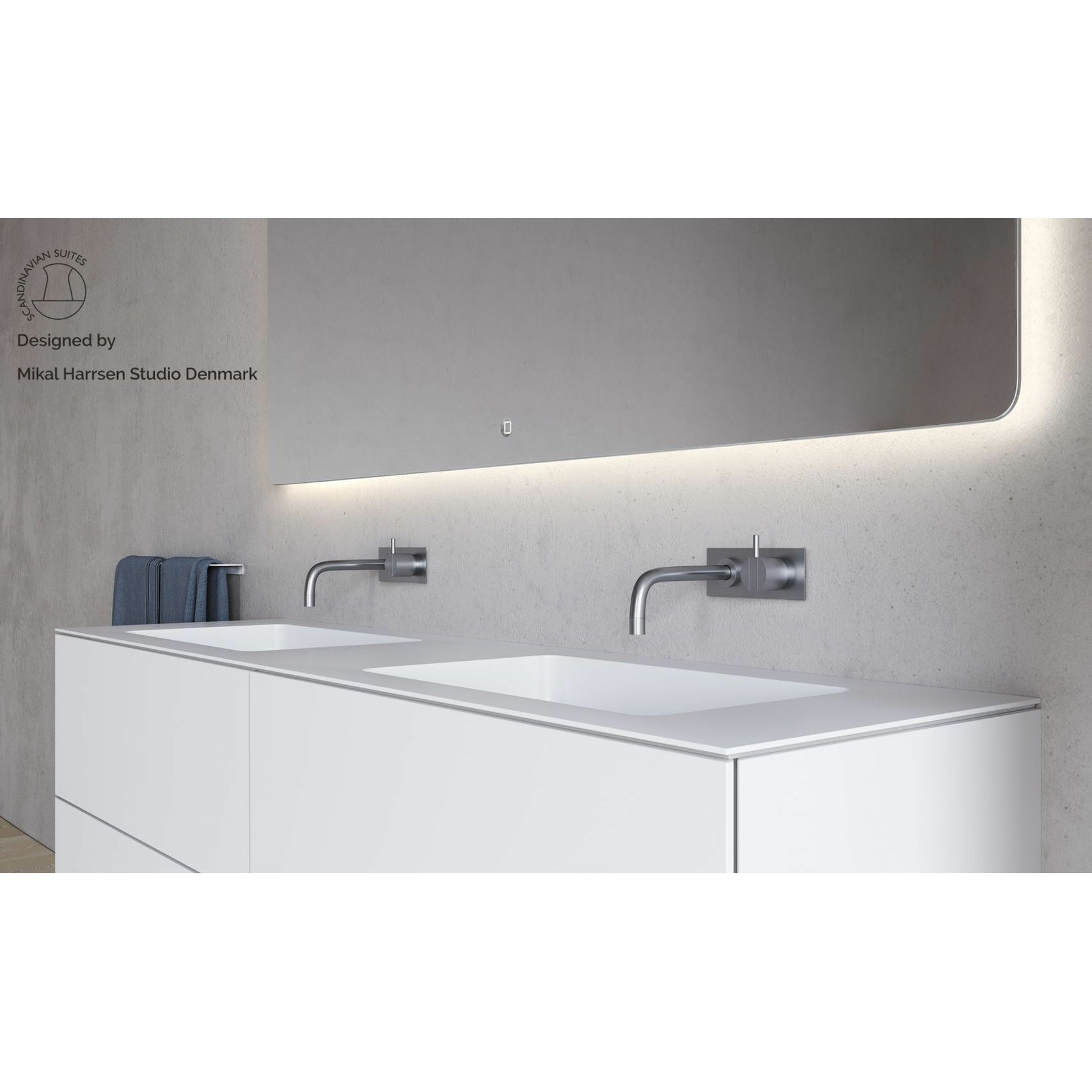 [product_category]-Copenhagen Bath Sq2 Double Wash Basin, L160 Cm-Copenhagen Bath-5700300400948-30040094-COP-3