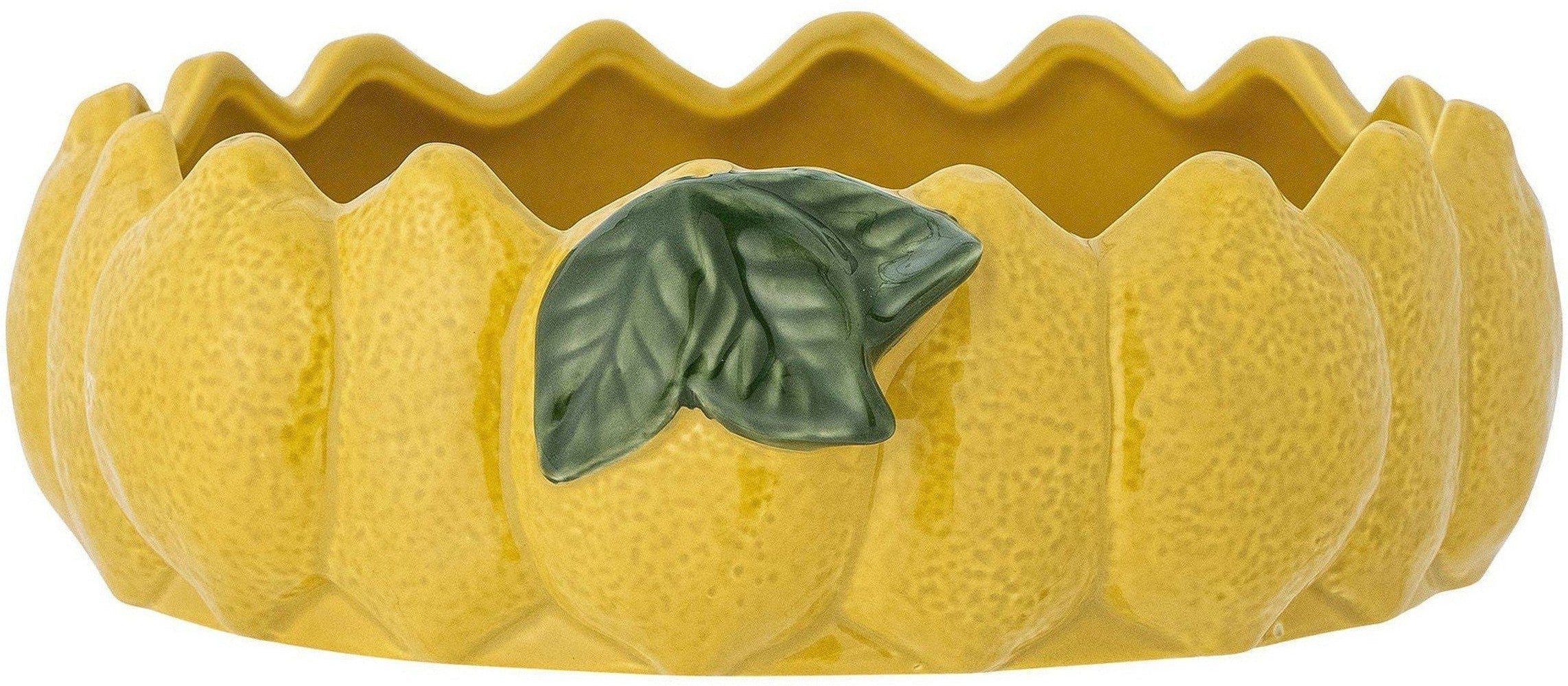 [product_category]-Creative Collection Limone Bowl, Yellow, Stoneware-Creative Collection-5711173315222-82060168-BLO-1