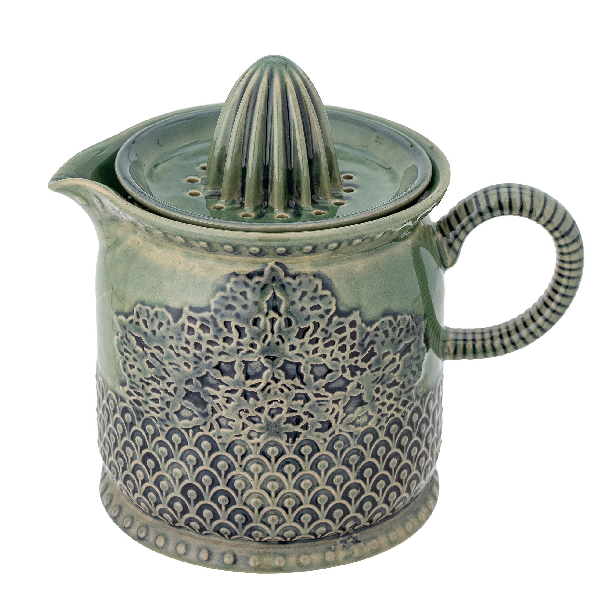 [product_category]-Creative Collection Liselu Lemon Juicer, Green, Stoneware-Creative Collection-5711173295524-82057454-BLO-2